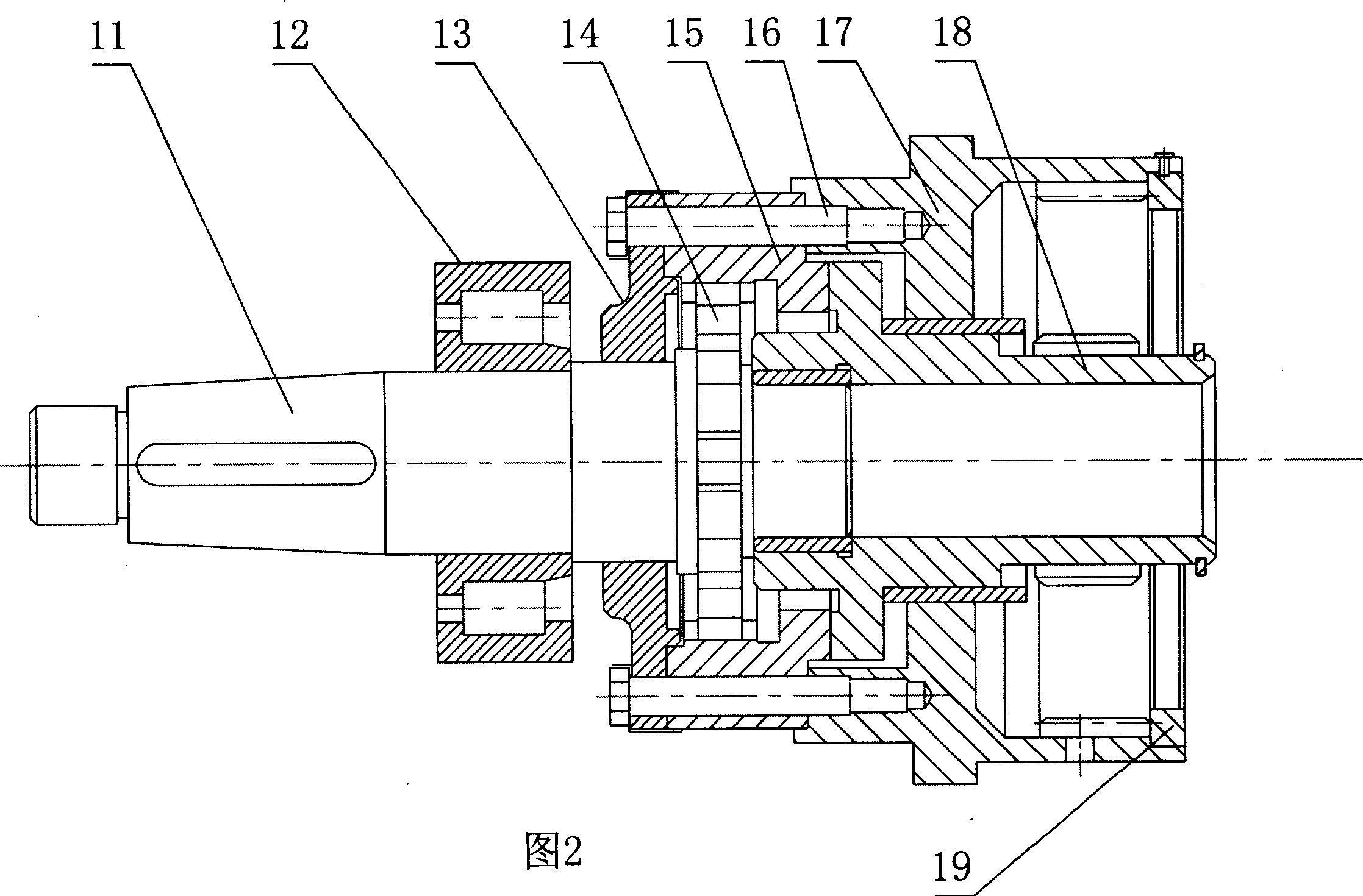 Planet differential actuator