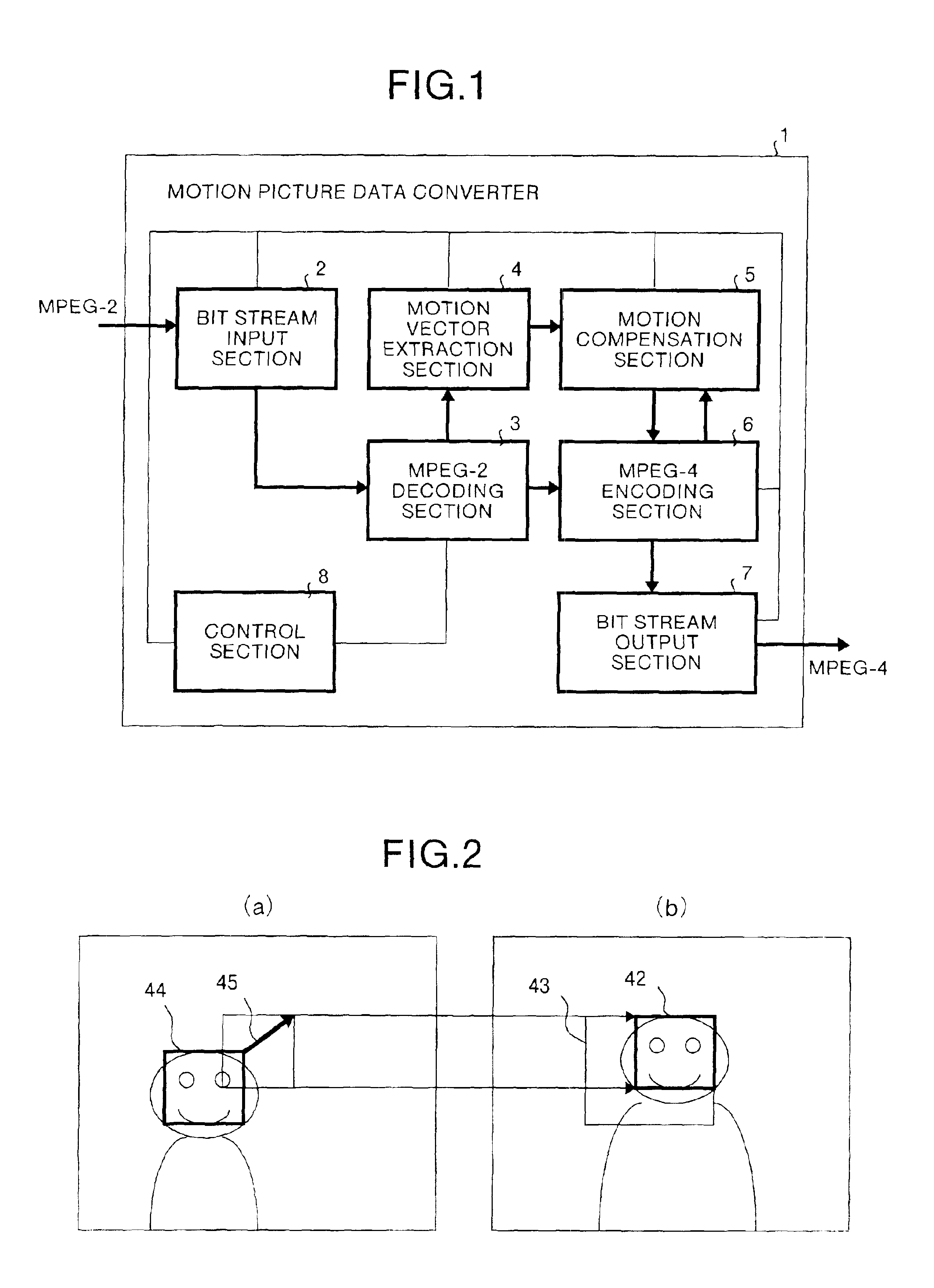 Motion picture data converter, and computer product