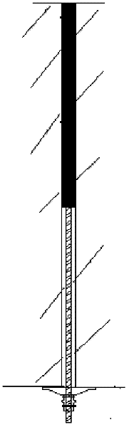 Rapid anchoring method for coal mine roadway anchor rod