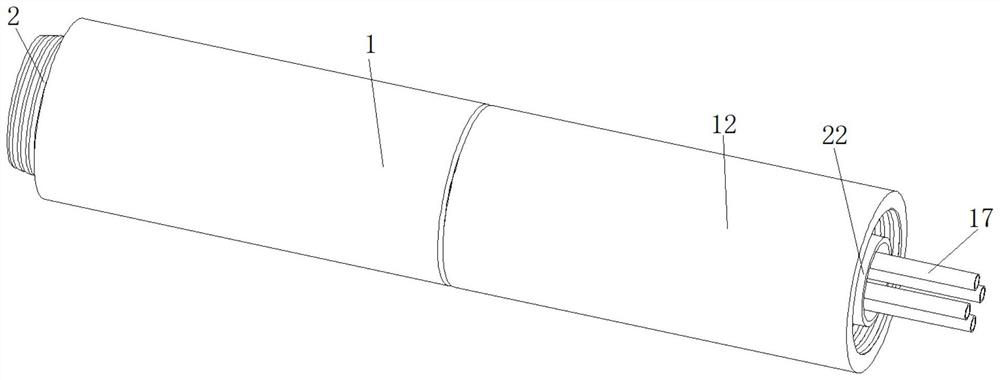 Precise drill rod structure for drilling foundation pile