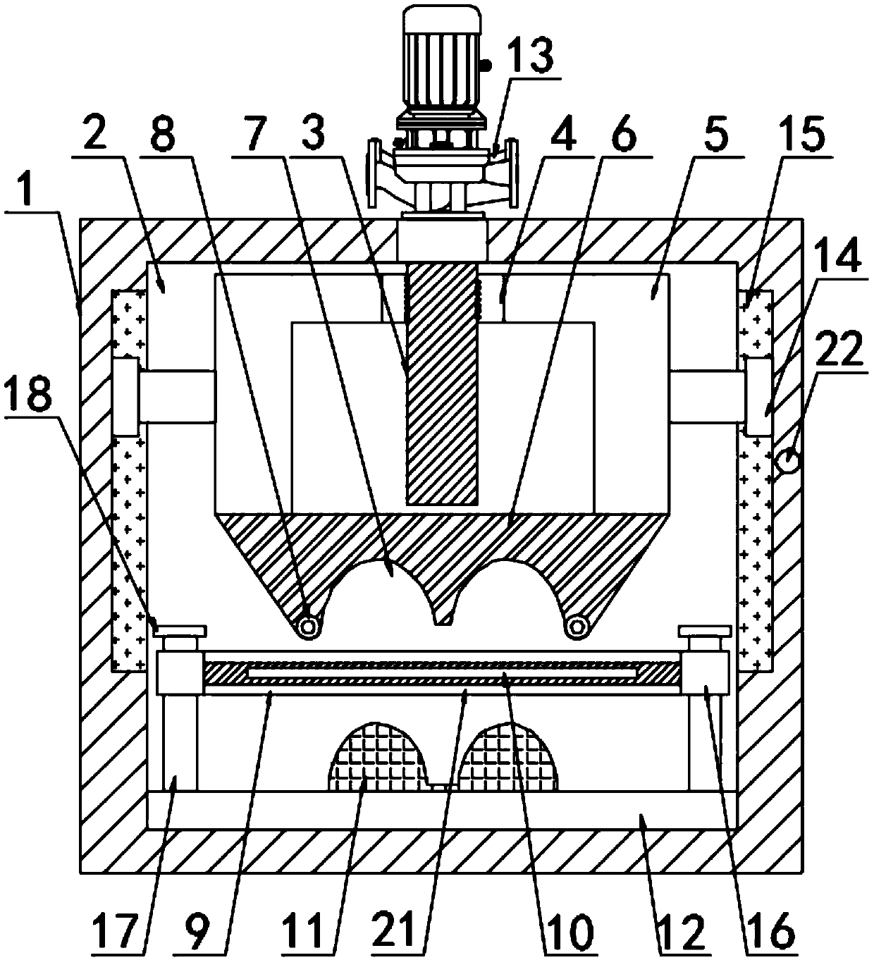 Automatic forming device for W-shaped necklace clasp