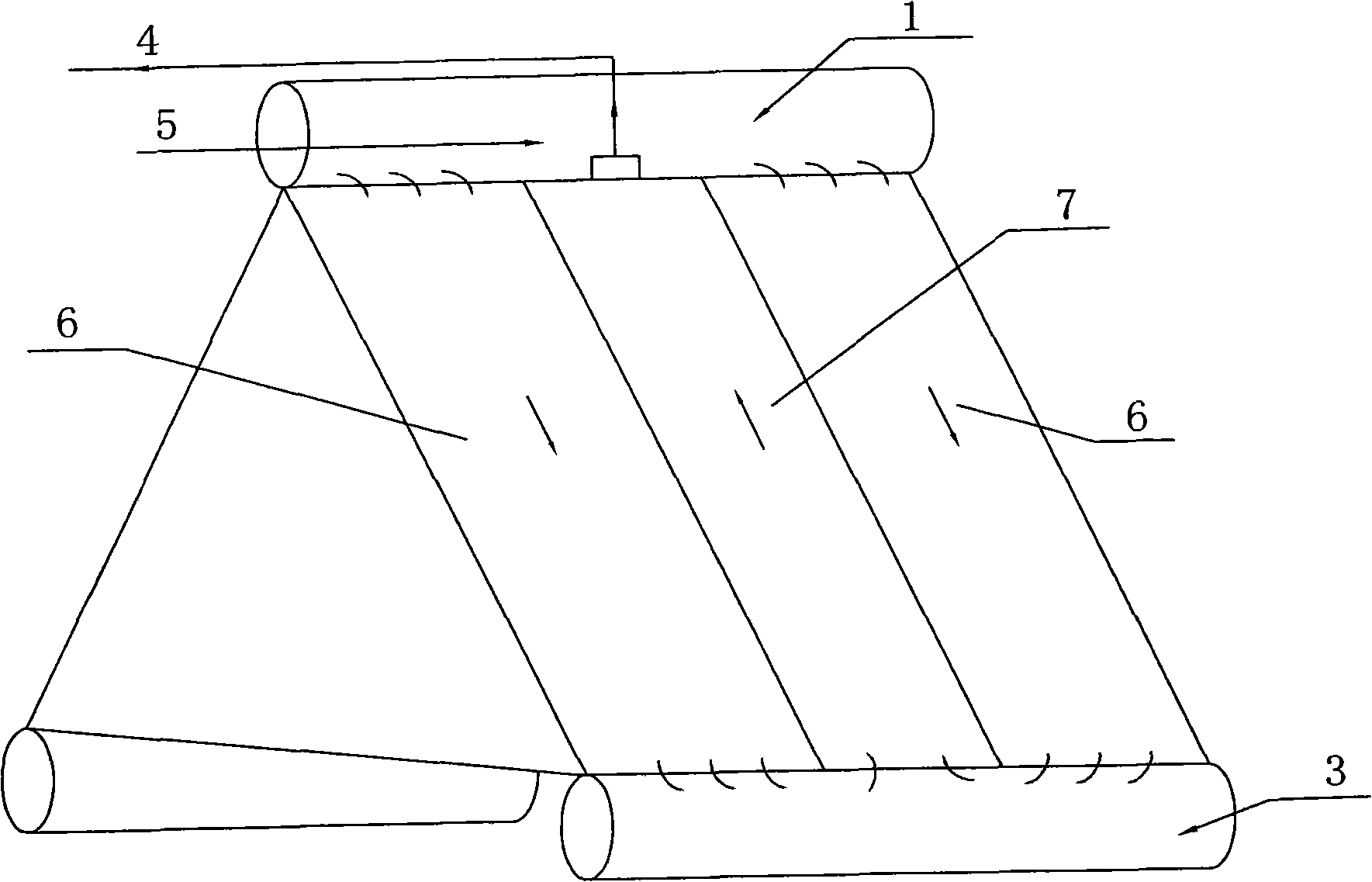 Freeze-prevention direct air cooling condenser