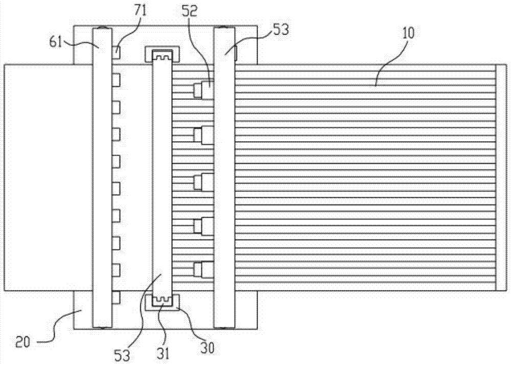 A non-woven fabric fiber flow monitoring device