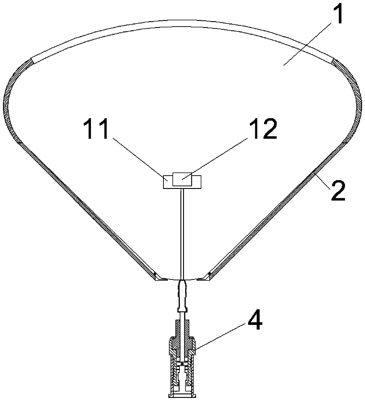 Automobile high-beam and low-beam lamp system