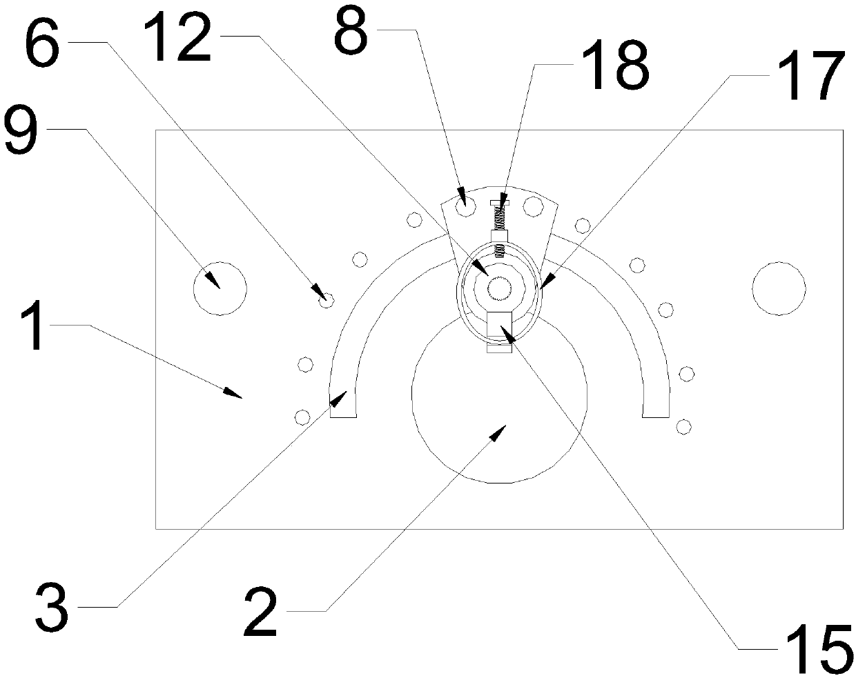 Bottom clearing plane capable of adjusting the position of plane tool