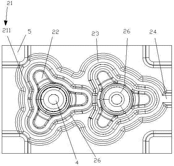 Automobile part forging die assembly