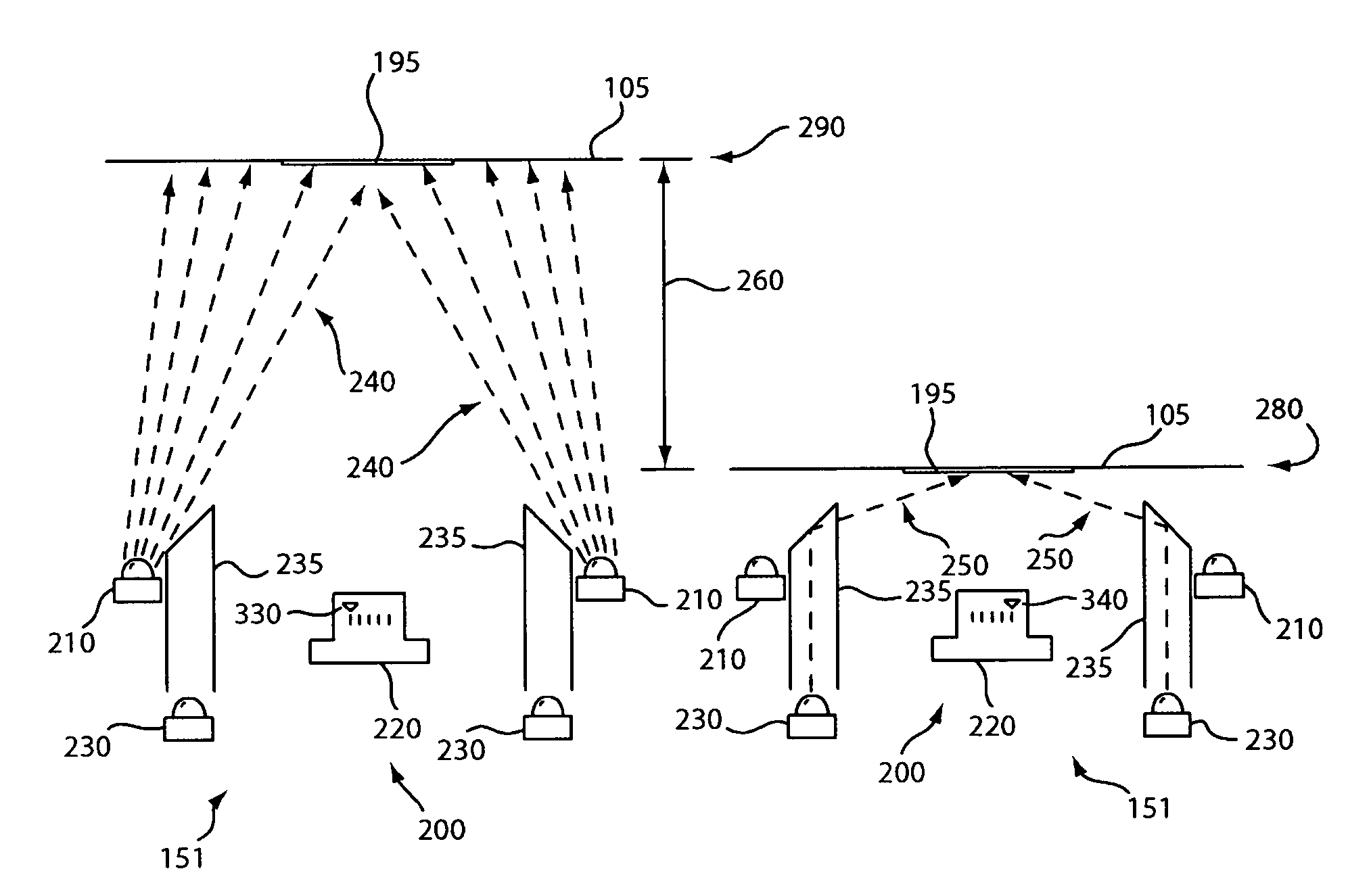 Selectable focus direct part mark reader