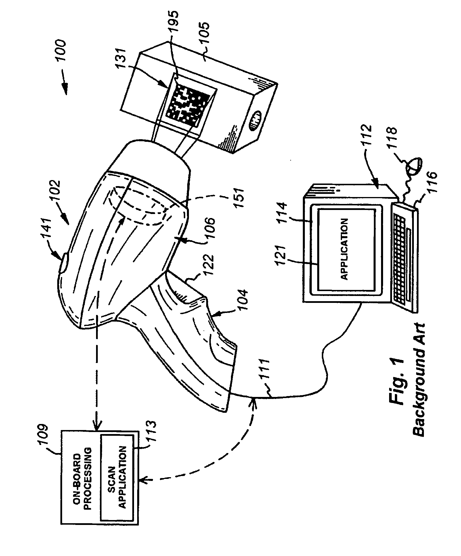 Selectable focus direct part mark reader