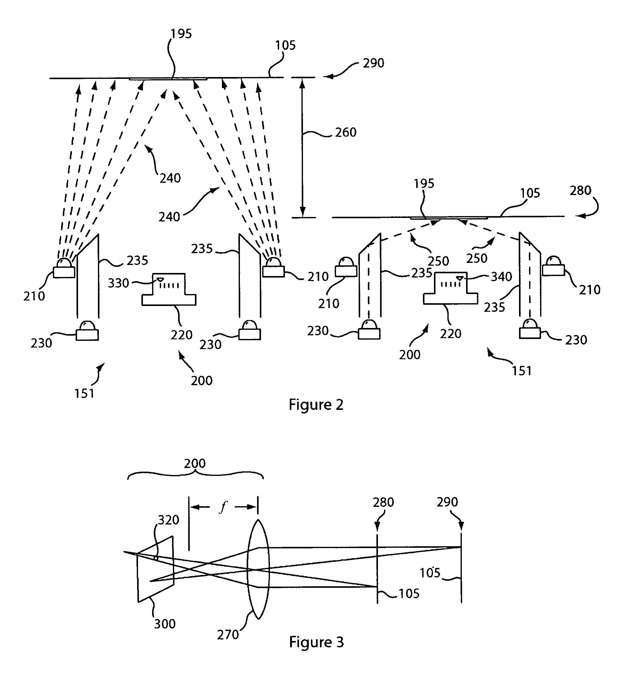 Selectable focus direct part mark reader