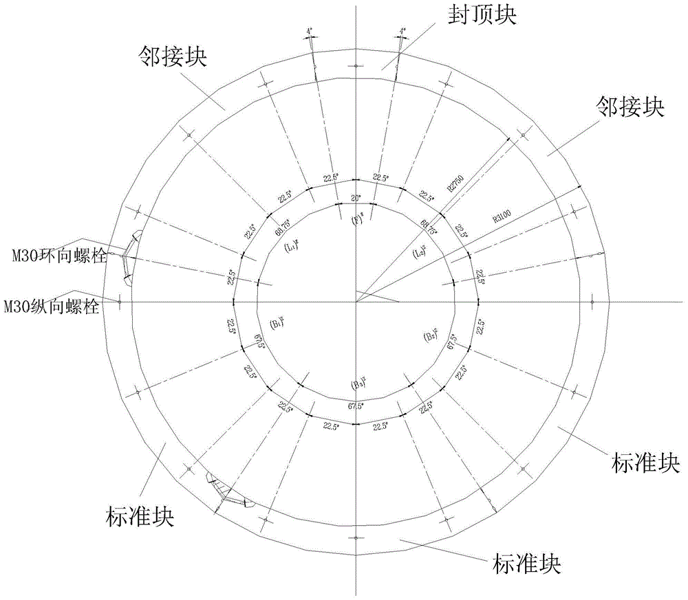 A lining segment structure for overlapping shield tunnels in the upper and lower sections of urban subways