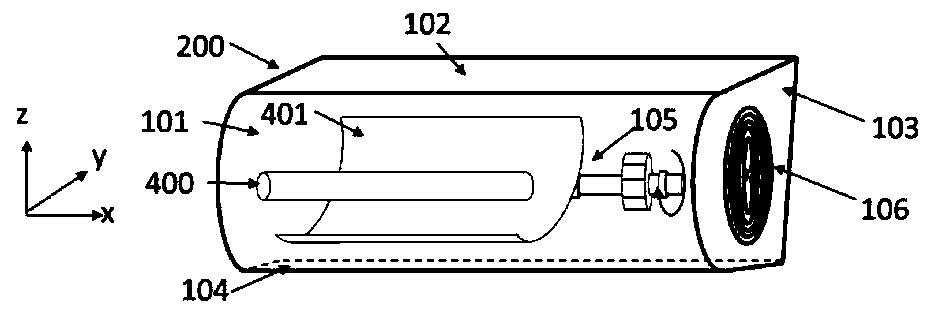 Man-machine coexisting ultraviolet lamp tube irradiation system for space upper-layer air sterilization