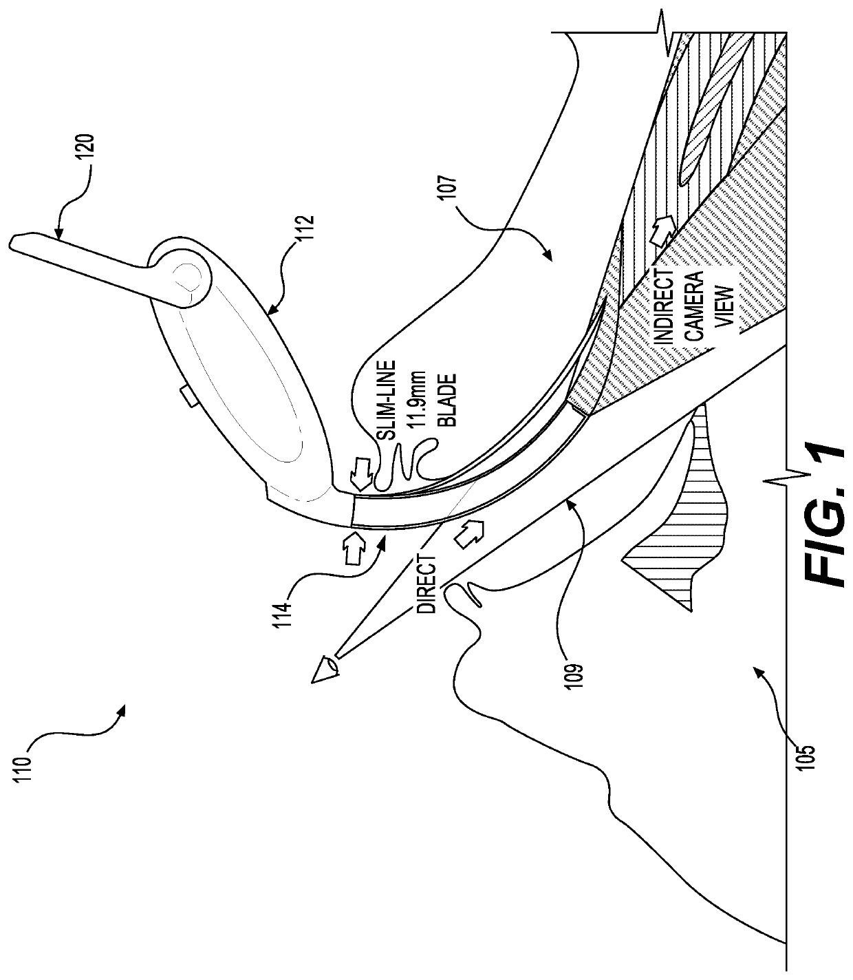 Laryngoscope with handle-grip activated recording