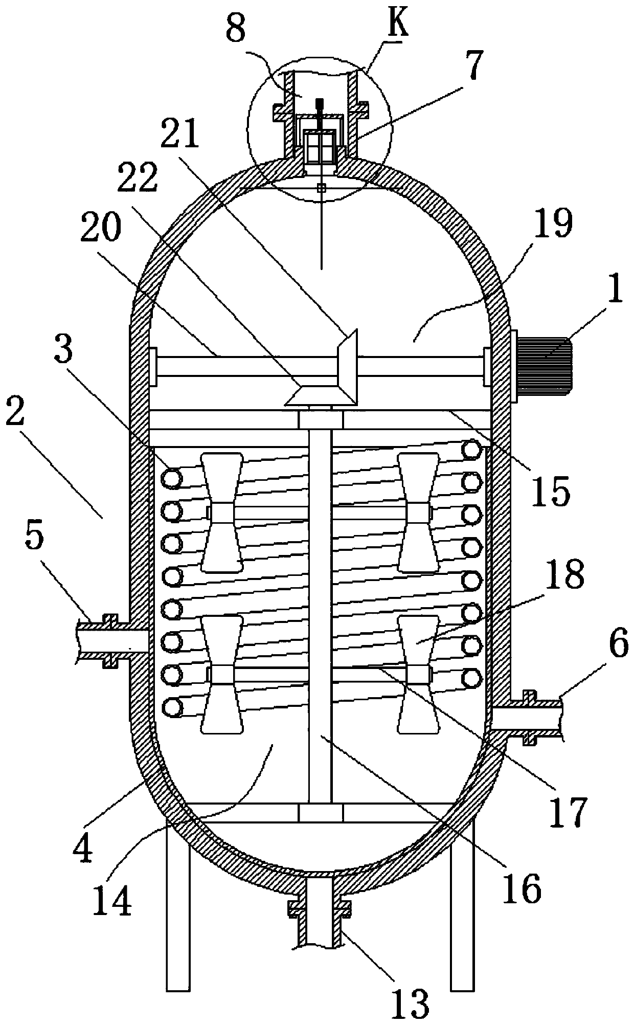 Production method for increasing purity of chlorobenzene and used floating valve-type chlorination tower