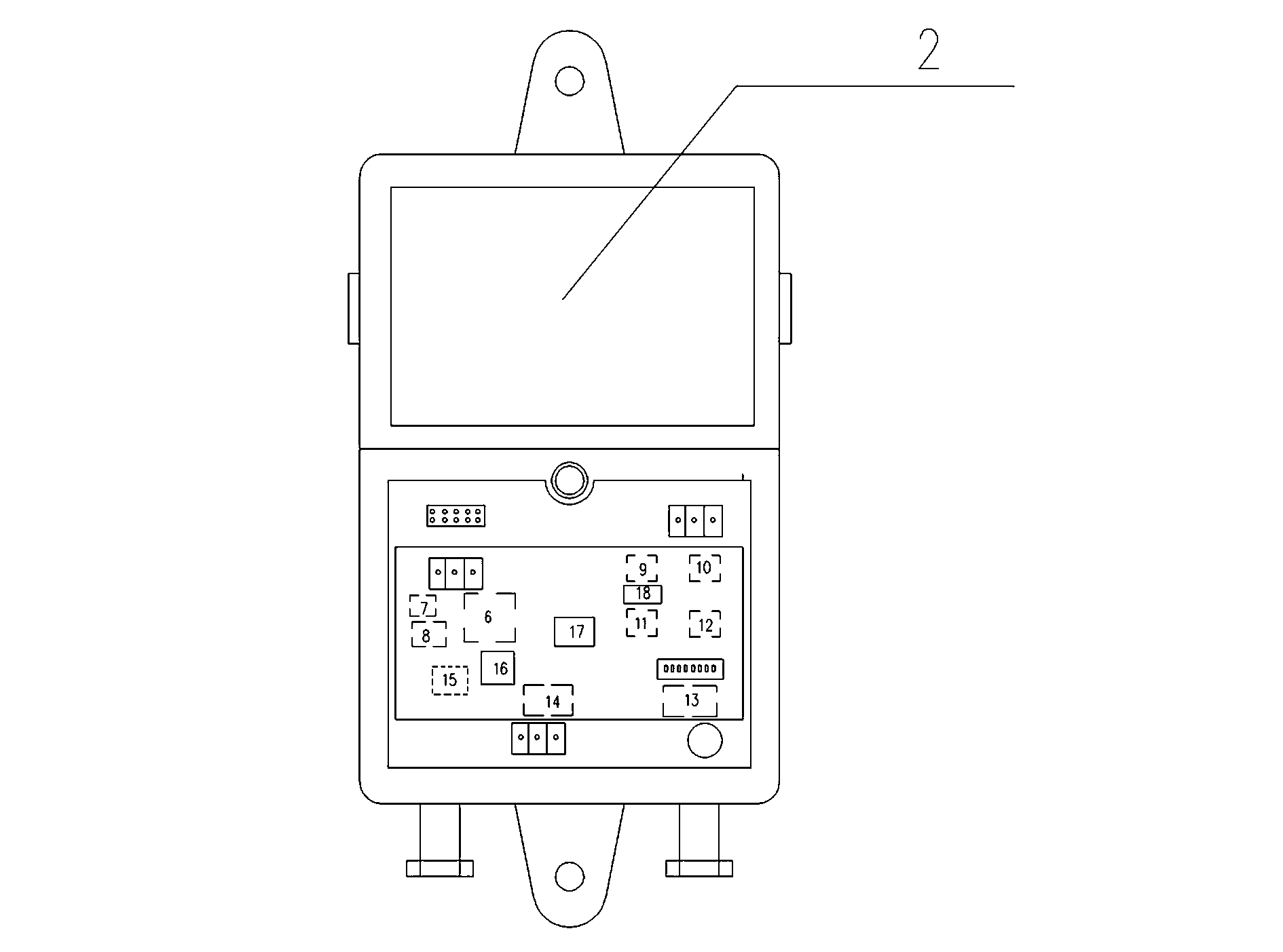 Non-residual voltage monitoring device for gapless metal oxide lightning arresters and measurement method