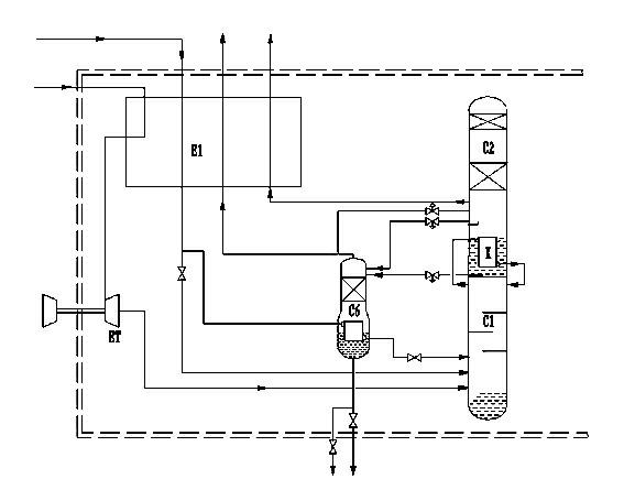 Krypton-xenon tower heating device and technology for heating krypton-xenon tower using same