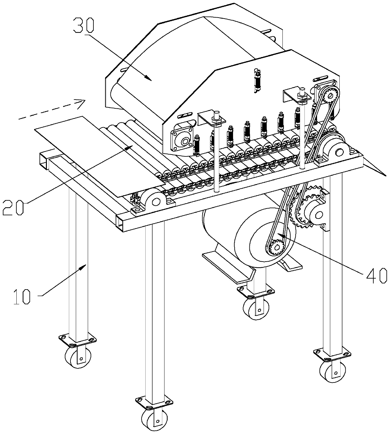 Automatic radix astragali kneading device