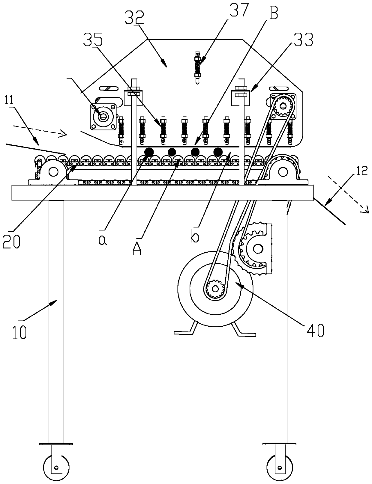 Automatic radix astragali kneading device