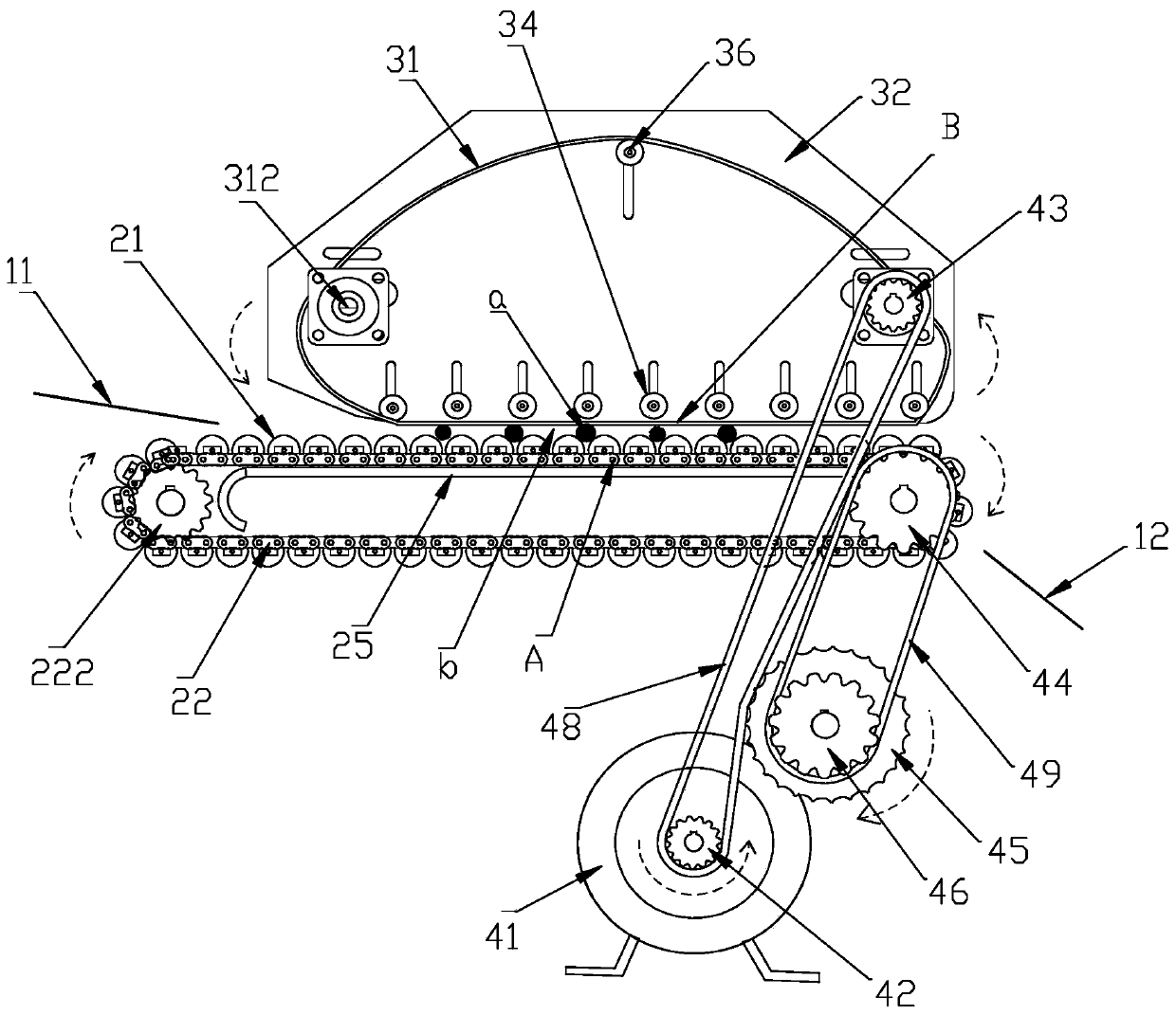 Automatic radix astragali kneading device