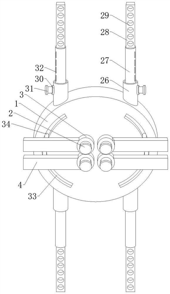 Mechanical tensioning device for electromechanical transmission belt