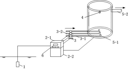 Equipment for inhibiting alga growth by utilizing ultrasonic wave