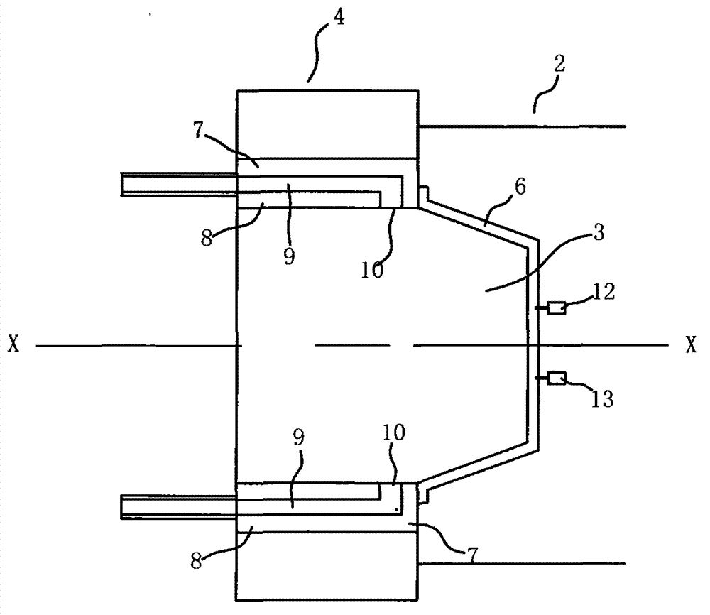 Injection molding mold of container plastic part and injection molding method thereof