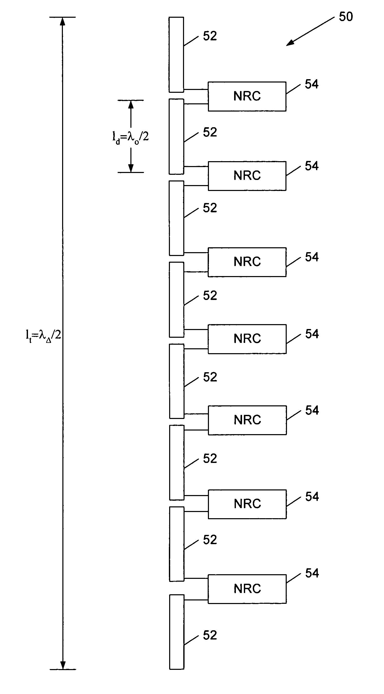 Dual frequency antennas and associated down-conversion method