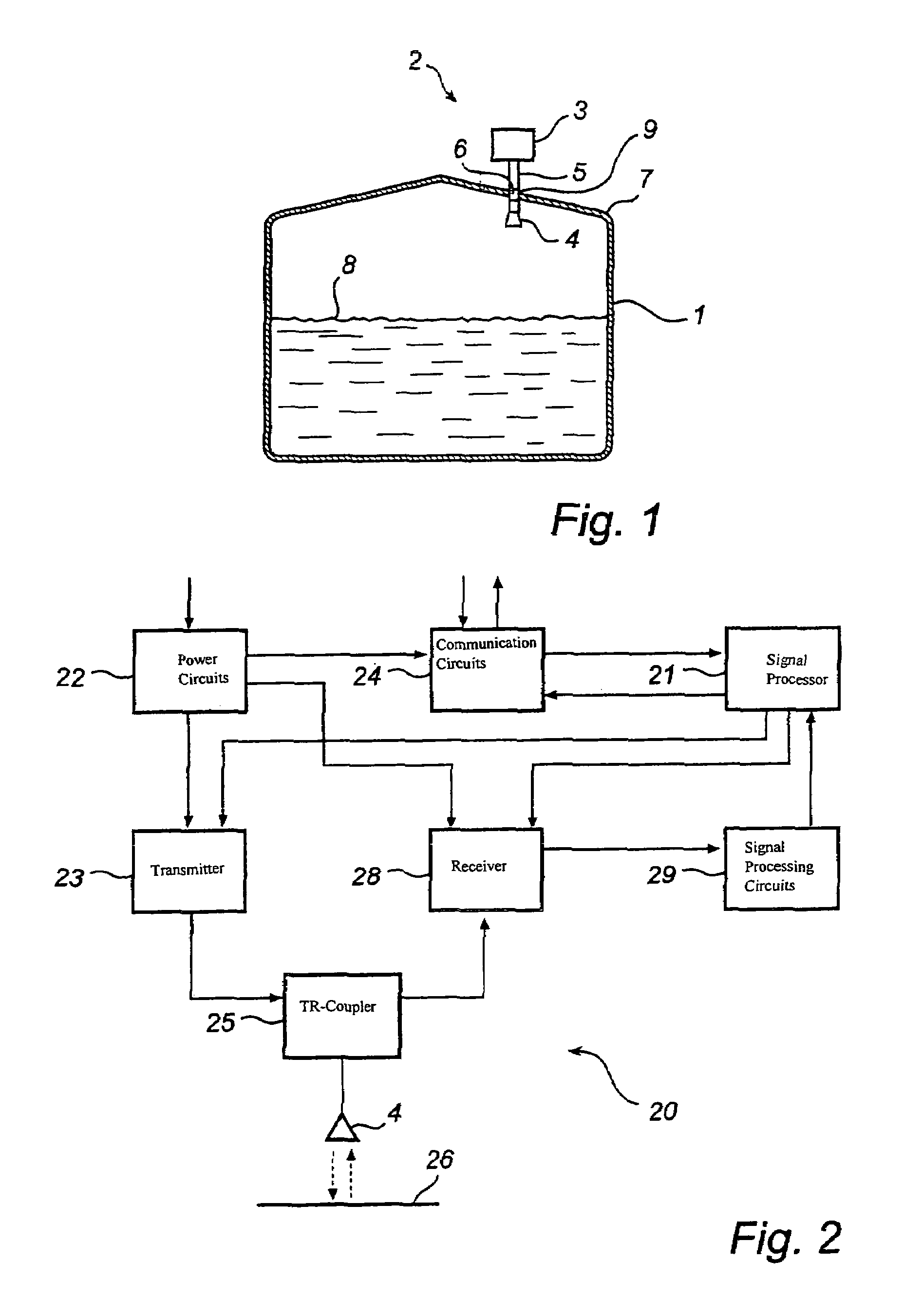 Radar level gauge system