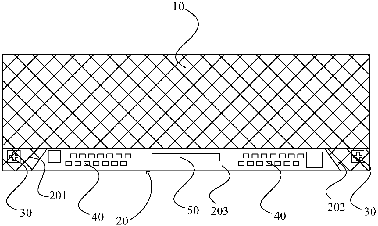 LCD display glass, processing method thereof and mobile terminal