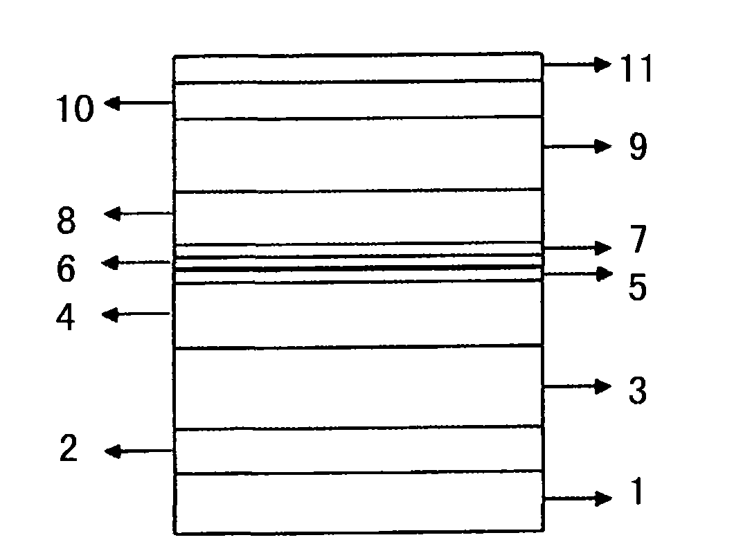 Asymmetrical 980nm semiconductor laser structure with high power and wide waveguide