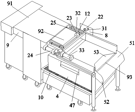 Canteen bowl and plate separating and cleaning machine