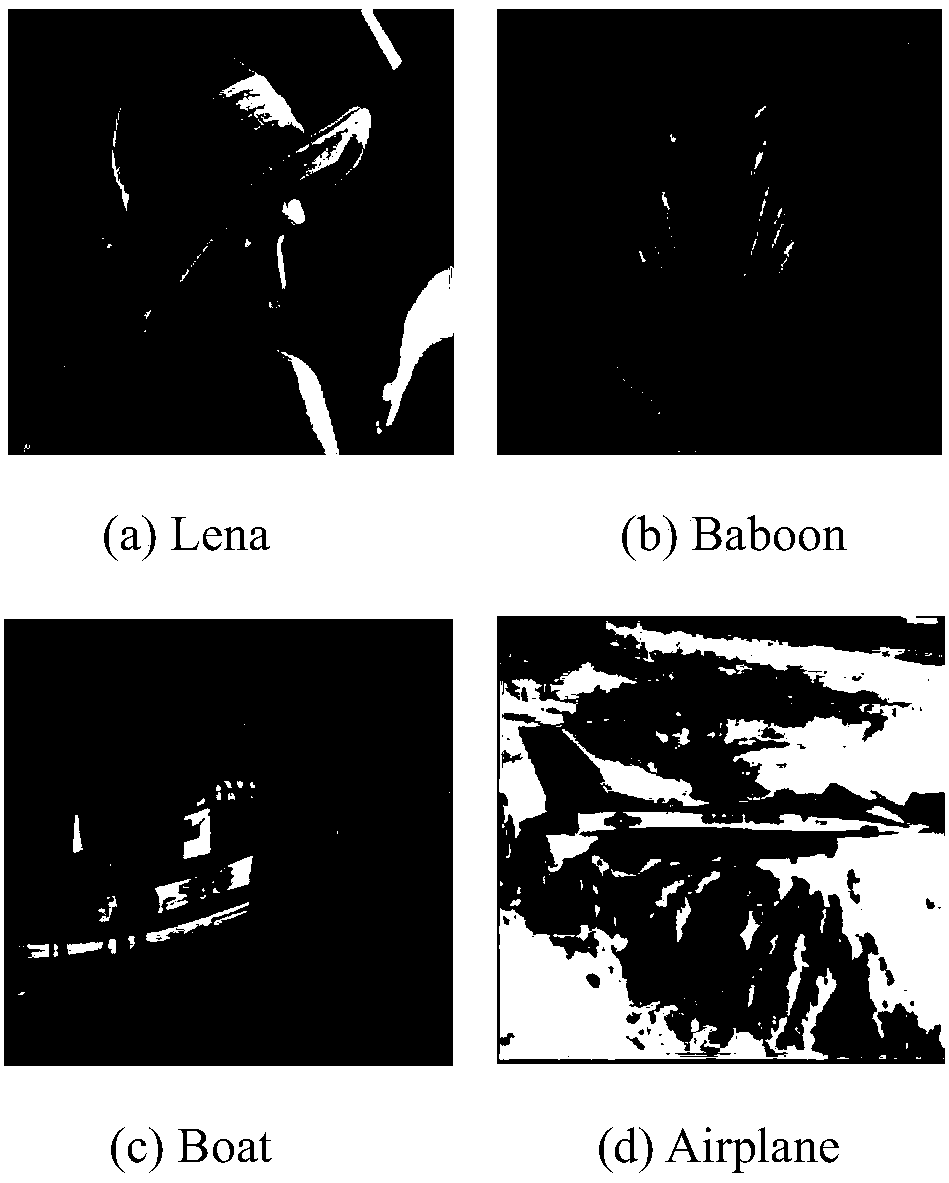 Information hiding transmission method based on hybrid image processing