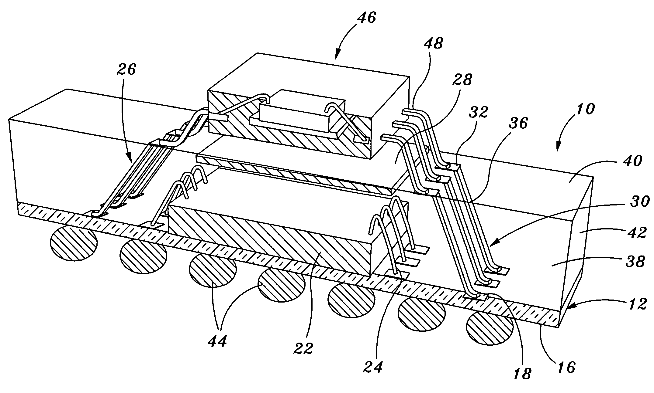 Embedded leadframe semiconductor package