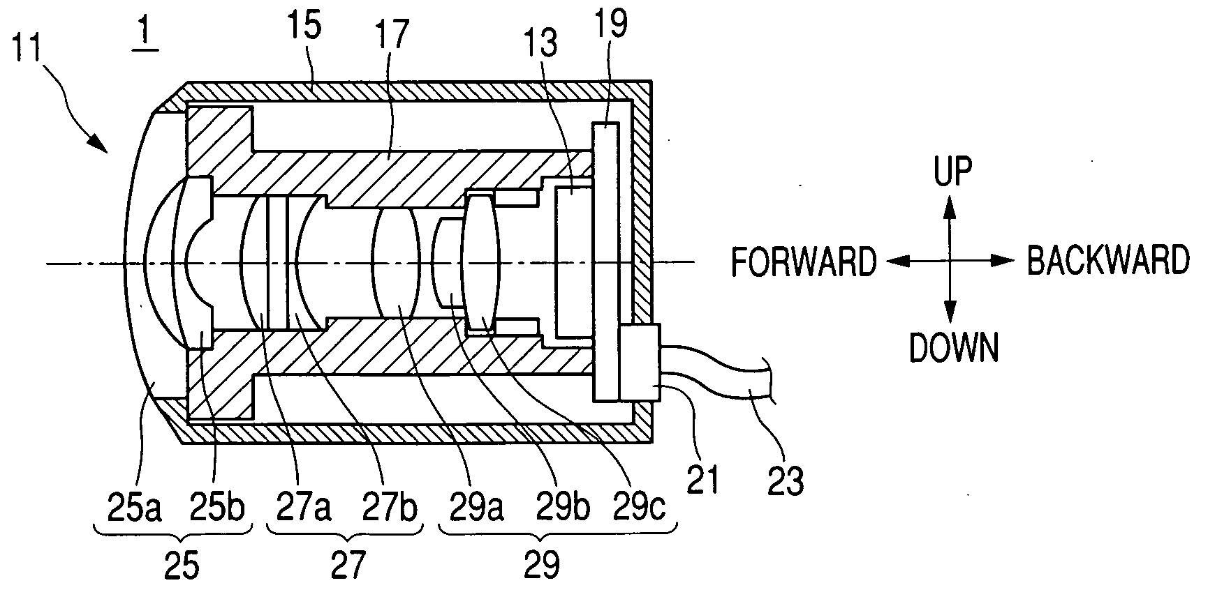 Camera unit and apparatus for monitoring vehicle periphery