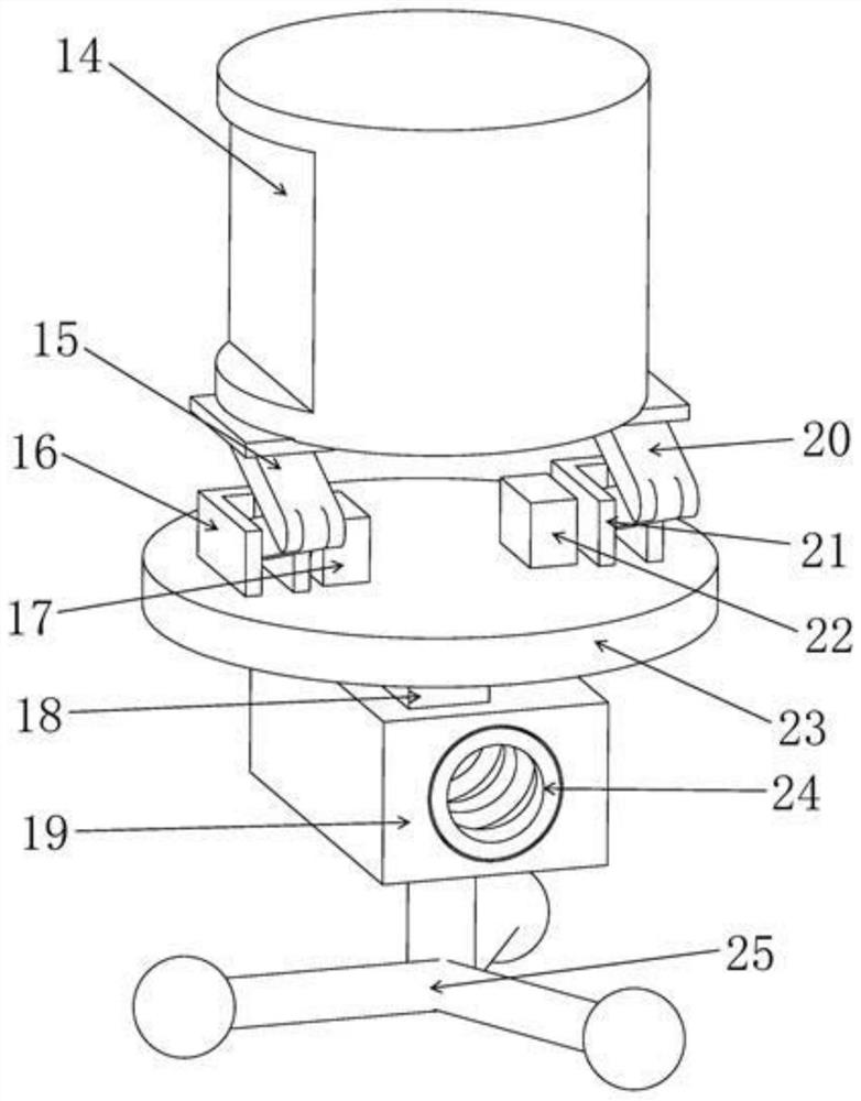 Four-degree-of-freedom three-dimensional laser radar sensing device for unmanned driving