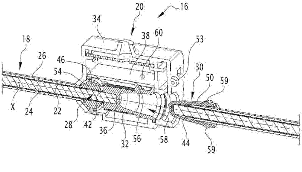 Current sensor with Rogowski coil and a method for manufacturing such a current sensor