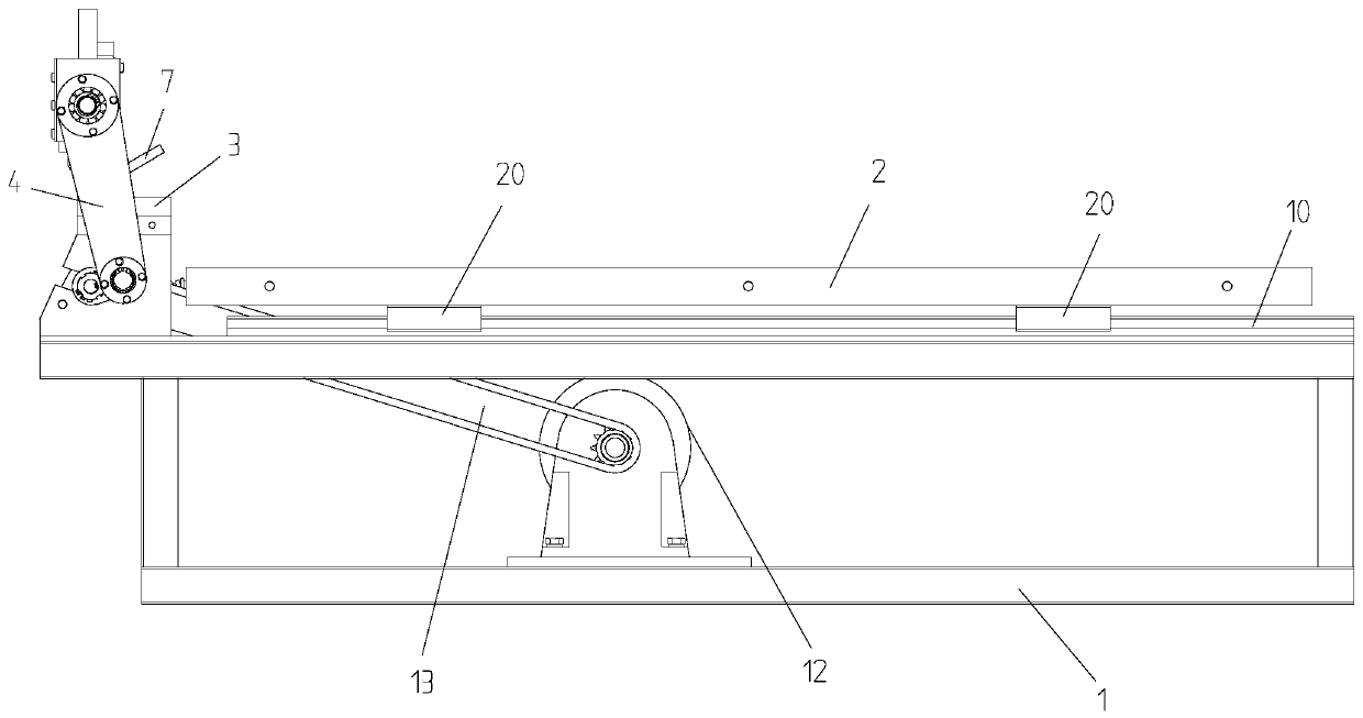 Straw chopping device