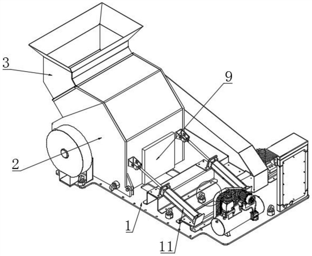 An element extraction process and device for recycling waste lithium batteries