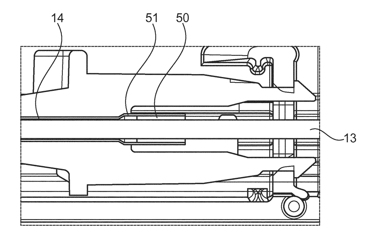 Device for taking at least one sample of tissue