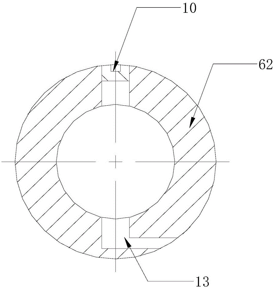 Rotational flow pulse type sand washing pen point