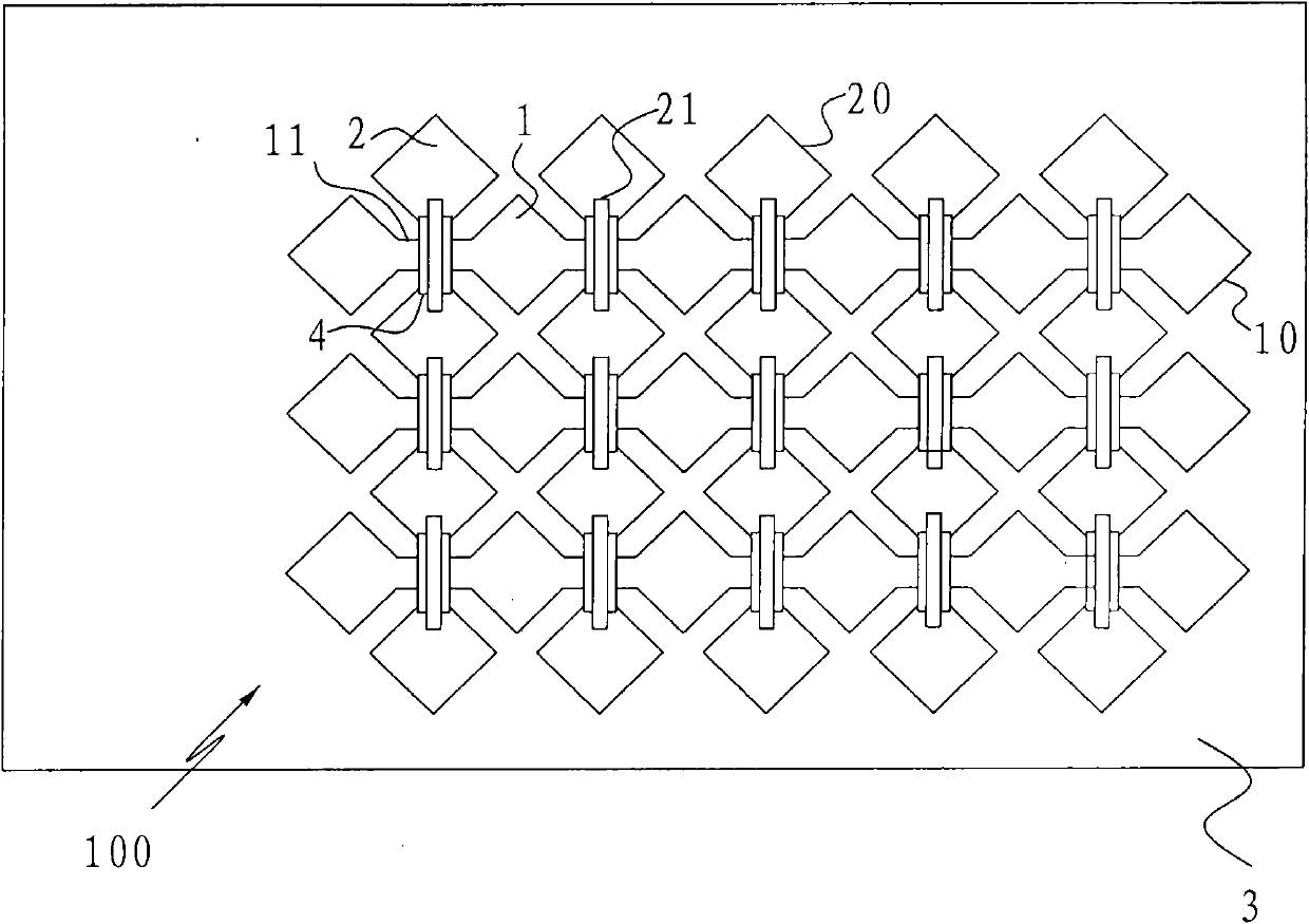 Graphic structure and manufacturing method of touch circuit, touch panel and touch display