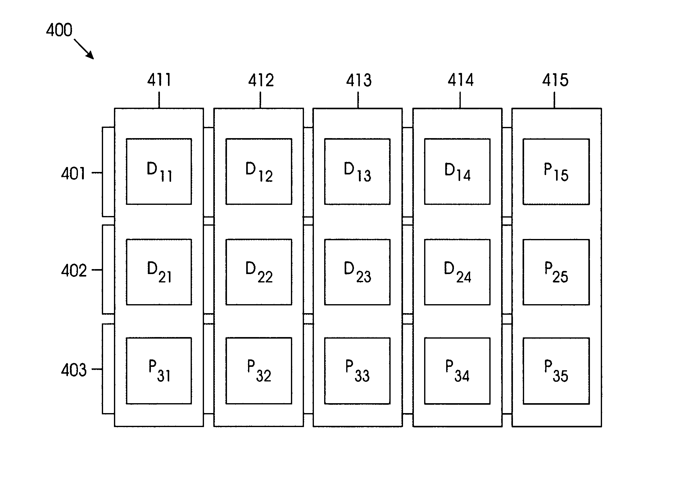 Generalized parity stripe data storage array