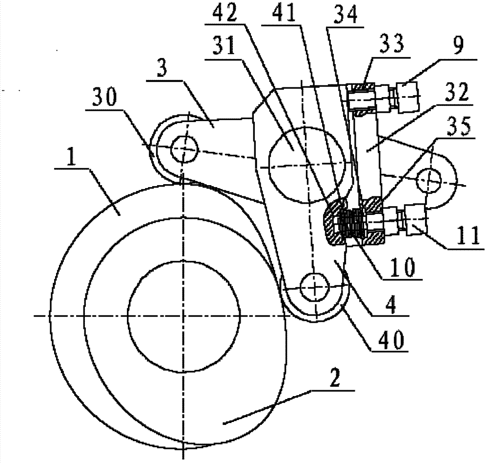 Conjugate cam driving mechanism with error compensation function