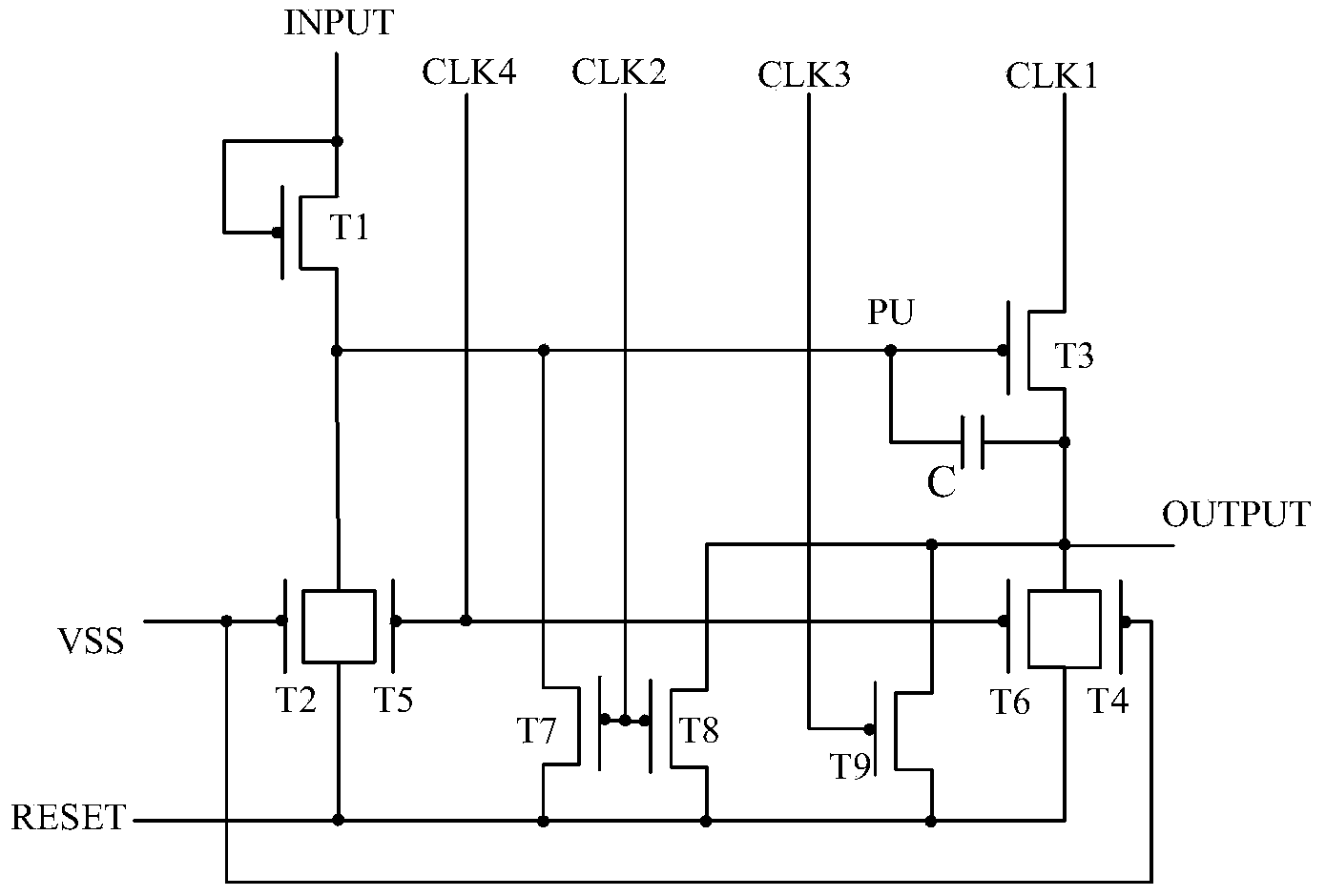 Shifting register unit, shifting register, gate drive circuit and display device