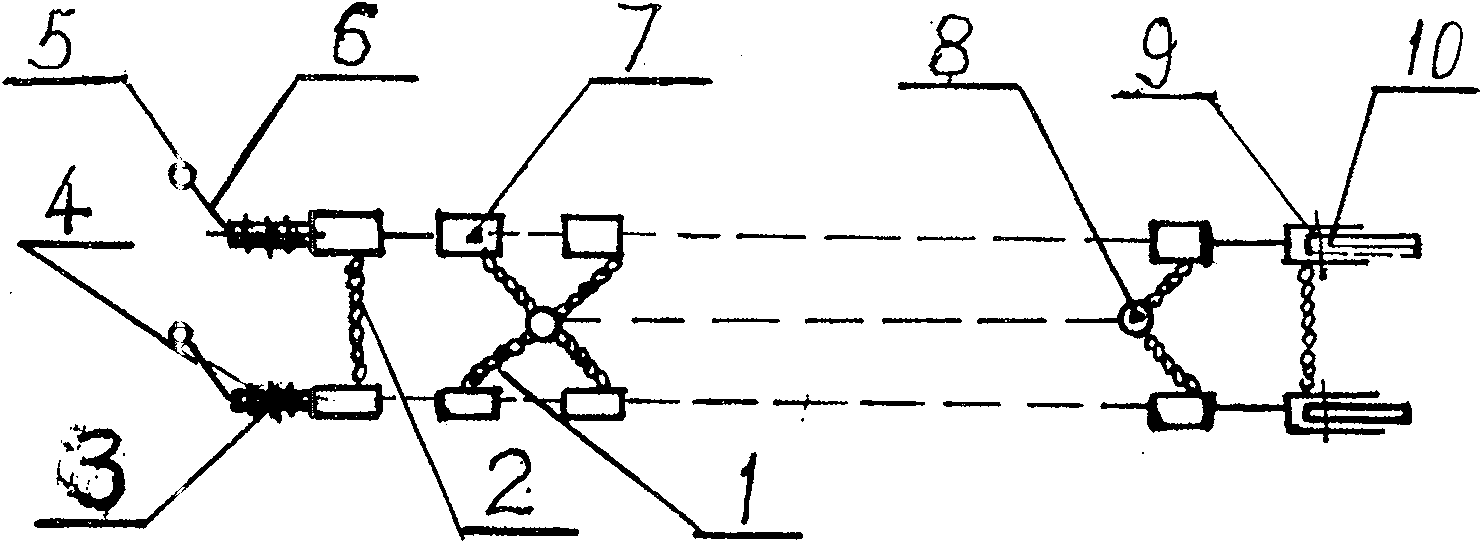 Automatic mounting or dismounting automobile anti-skid chain