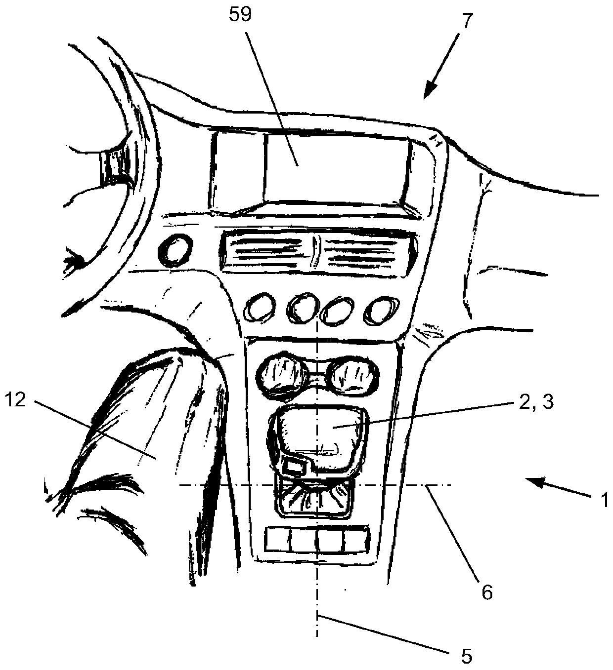 Device and method for selecting gears in motor vehicles