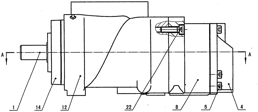 High-efficiency double-screw compressor main engine