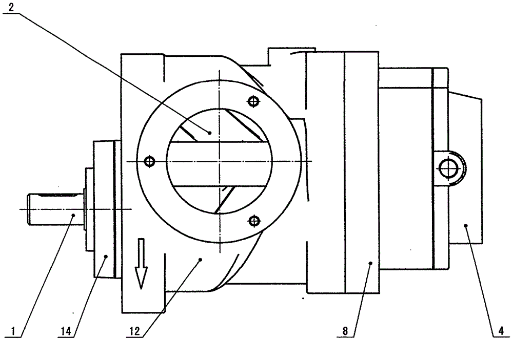 High-efficiency double-screw compressor main engine