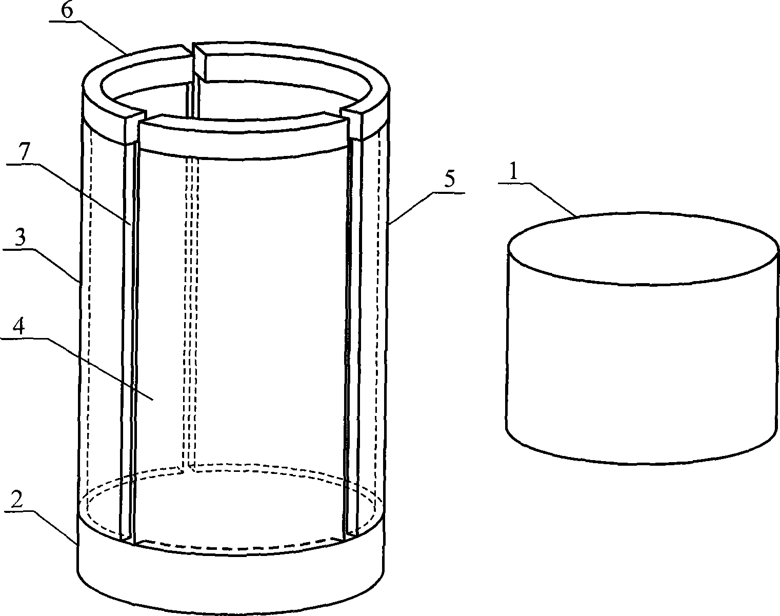 Stepper for juxtaposedly pushing three or four piezoelectrics and scanning probe microscope body thereof