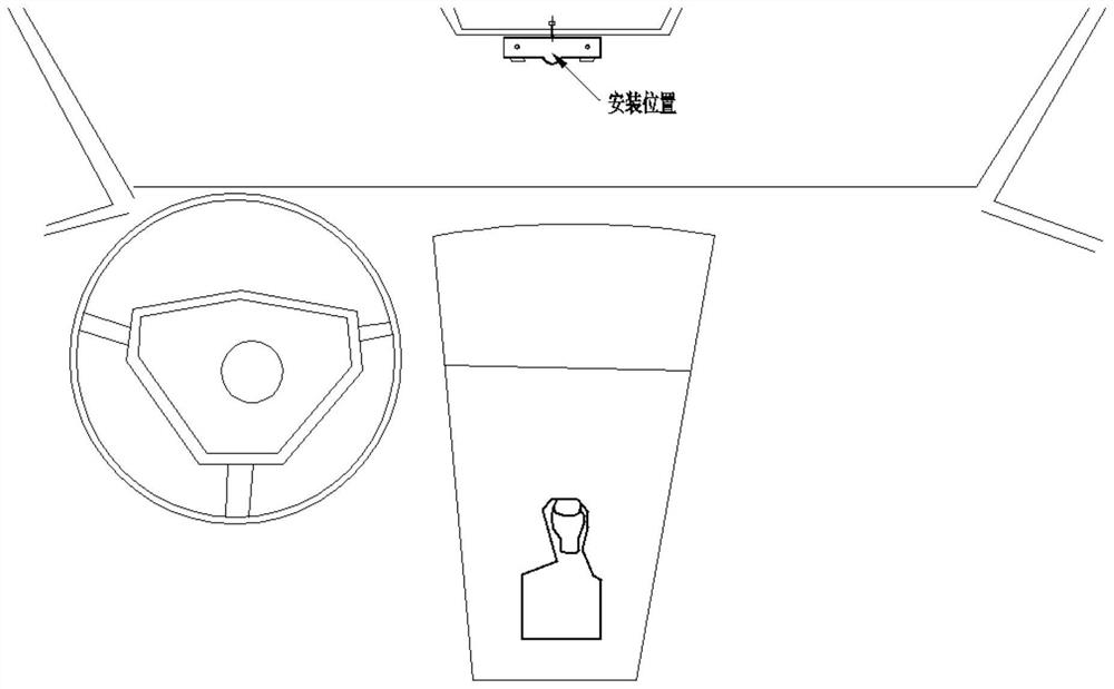 Structural line laser and inclined binocular combined vehicle-mounted visual radar system