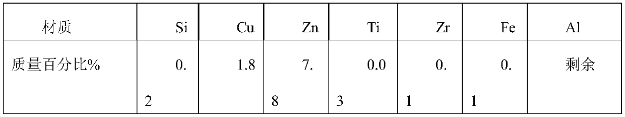 Aluminum alloy material and surface treatment method and application thereof